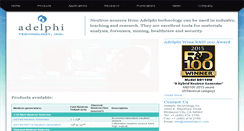 Desktop Screenshot of adelphitech.com