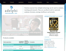Tablet Screenshot of adelphitech.com